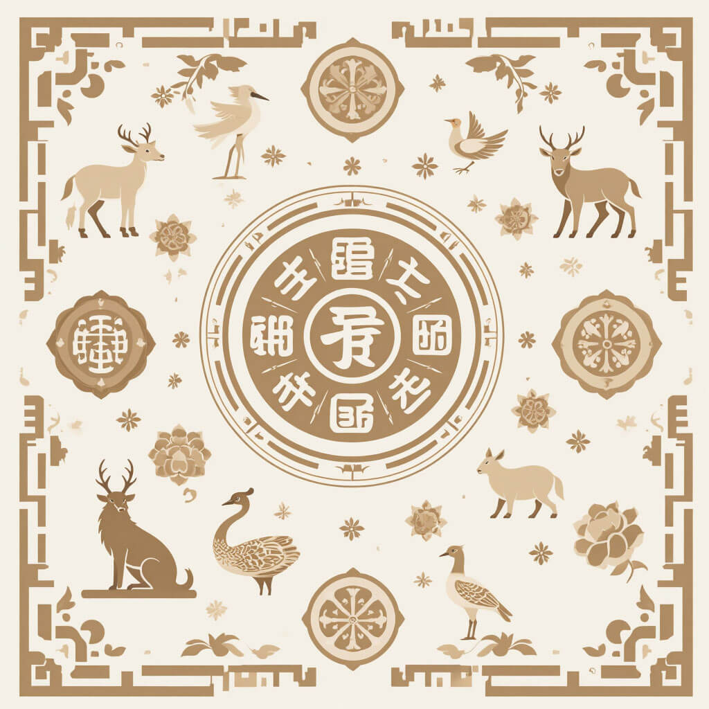 Chinesischer Kalender Symbole